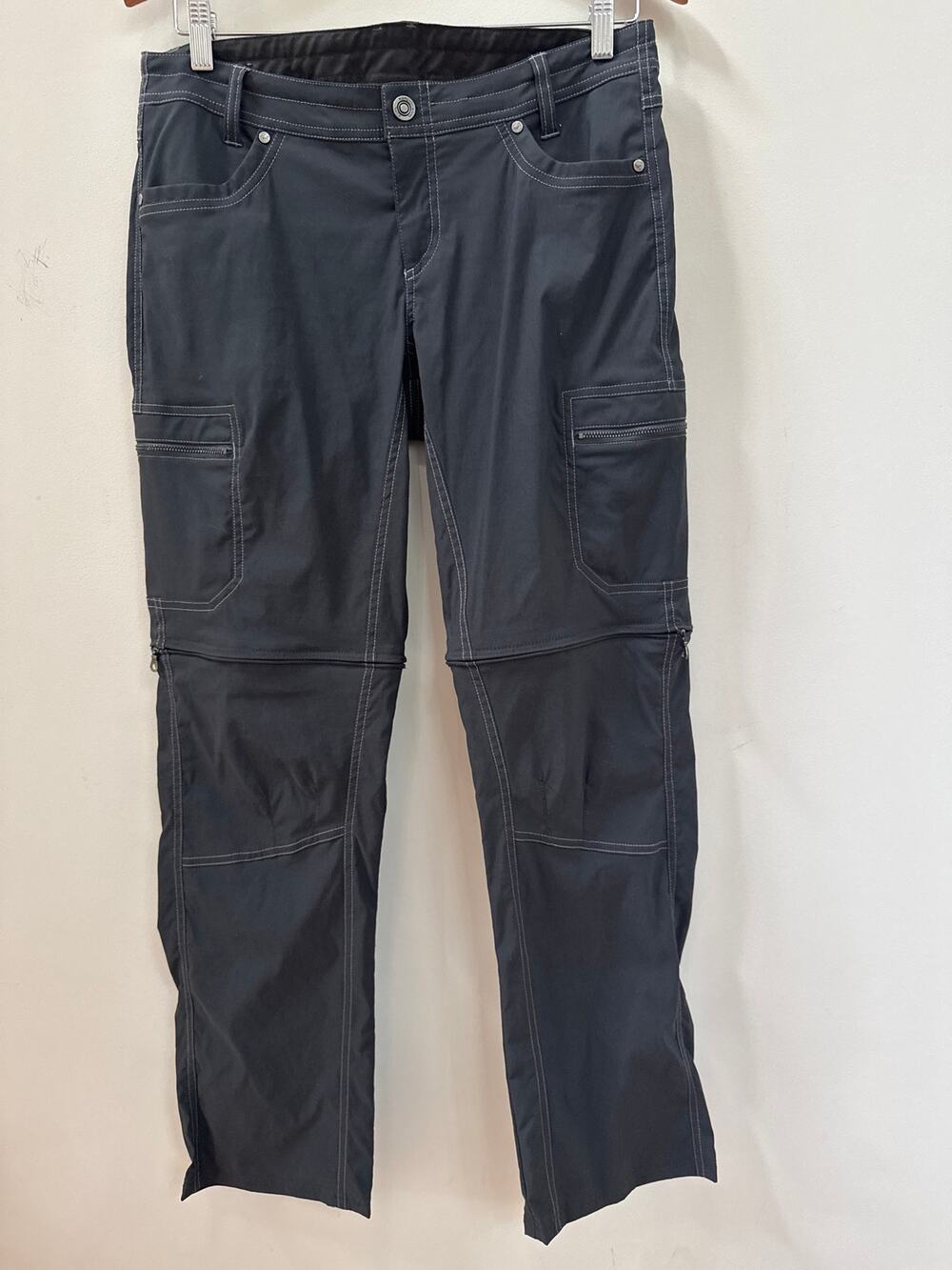 Kuhl Women's Convertible Wide Leg Pants in Dark Charcoal